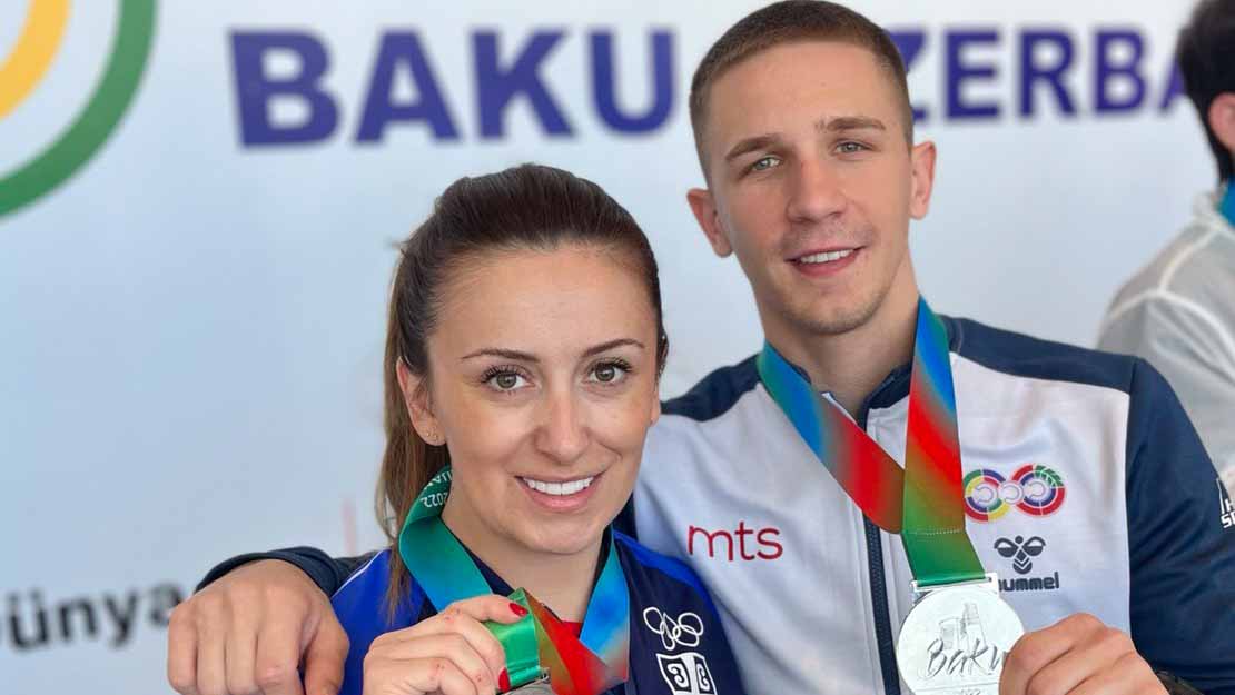 Srebro i bronza za srpske miks parove u Bakuu